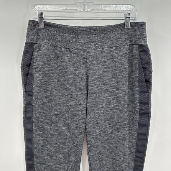 ATHLETA Flawed Heather Gray Metro Downtown Ankle Pants Athletic Size Medium Tall - Picture 3 of 7